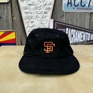 Vintage San Francisco Giants Hat Mens Sm Flex Fit Wilson MLB Baseball Wool Rayon